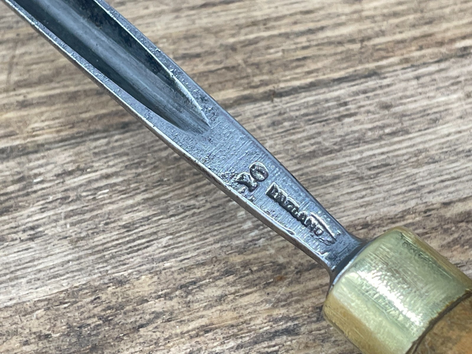 Vintage S J Addis No 10 Deep Gouge Chisel 3/8″ Woodworking Carving Gouge Tool