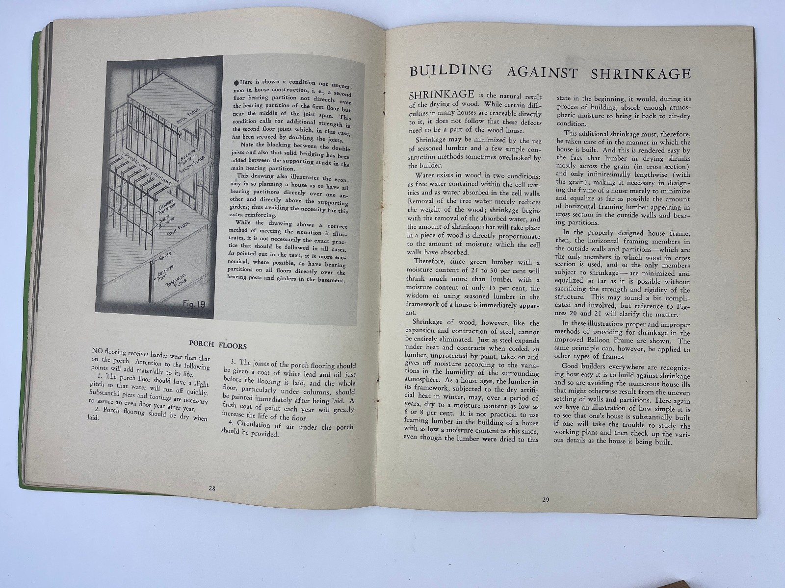 1937 The High Cost of Cheap Construction Weyerhaeuser Illustrated Oswego Co.