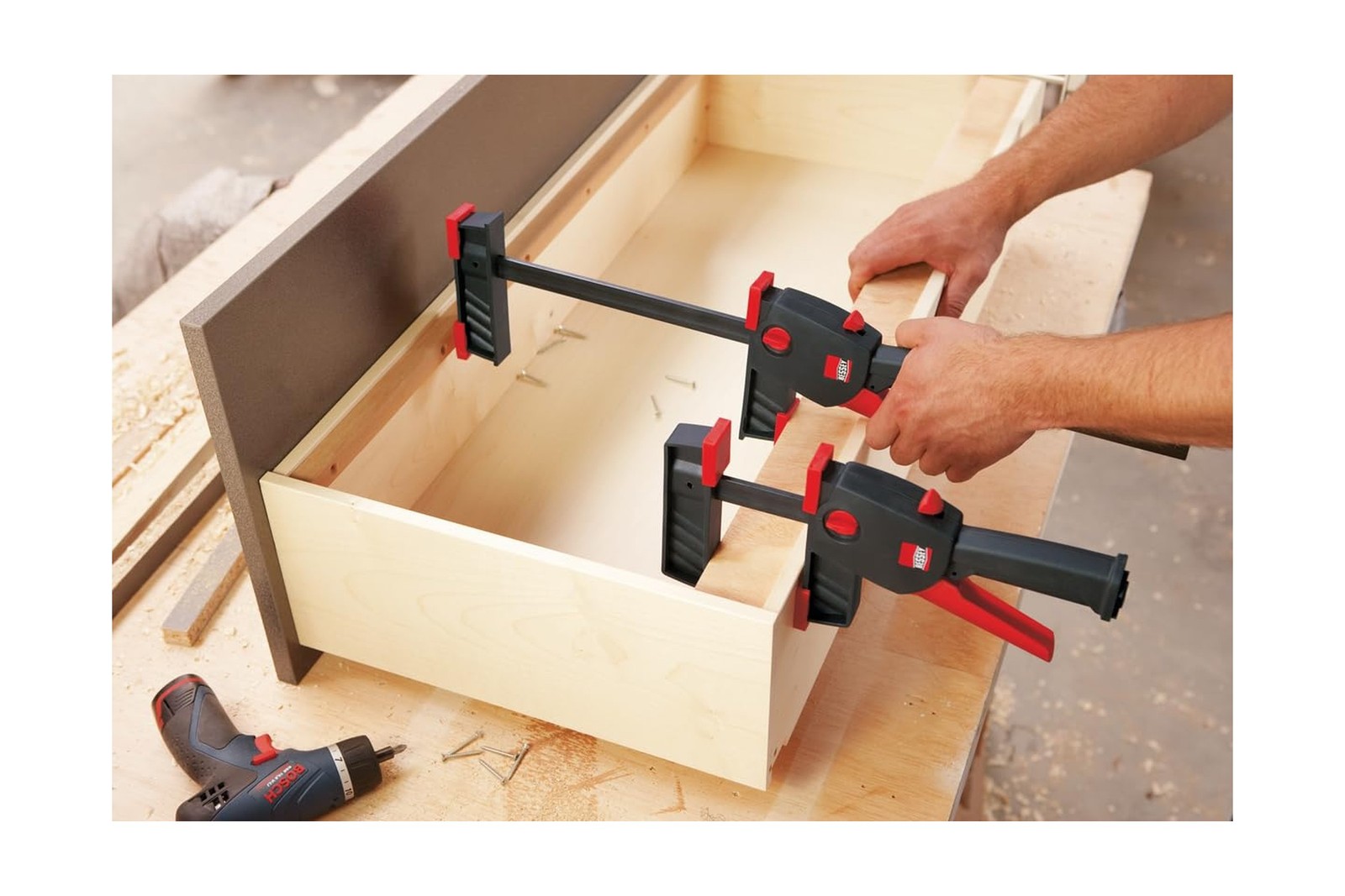BESSEY DUO16-8, 6 In. DuoKlamp Series, One Hand Clamp/Spreader,… FAST USA SHIP