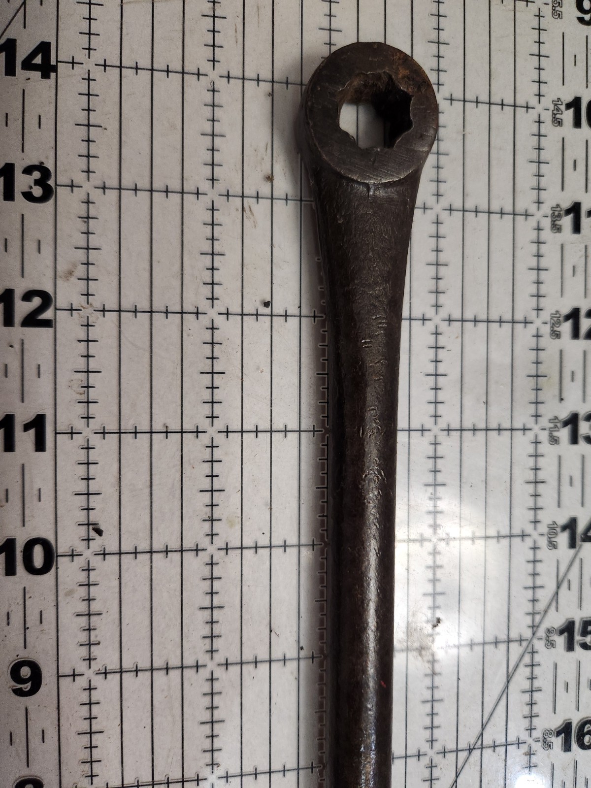 Vintage Ford Brake Wrench Box End 8 Point 7/16″ 1/2″ Round Beam Possible USA