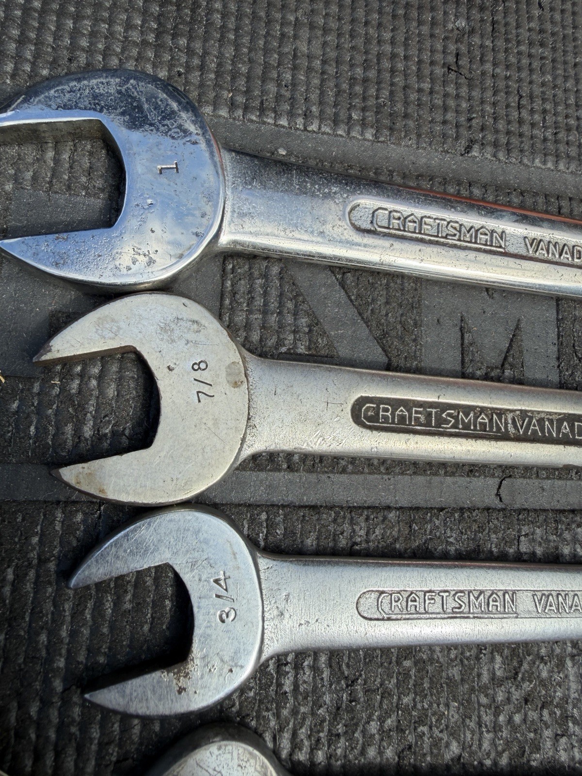 Rare Sears Roebuck USA 50yr Golden Jubilee Combination Wrench Clip Set 1886-1936