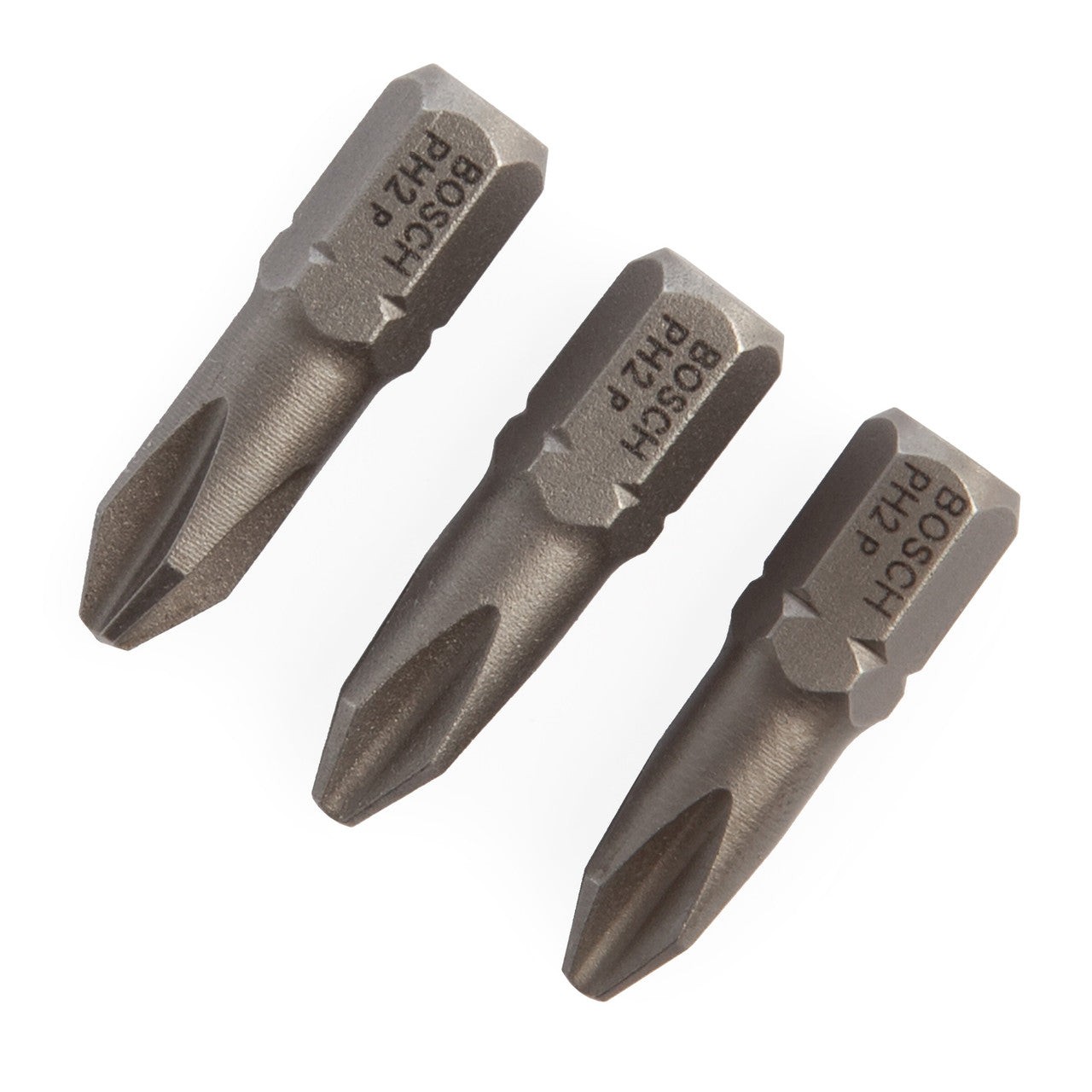 Bosch Extra Hard PH2 Screwdriver Bits 25mm Pack Of 3 Part No 2607001511