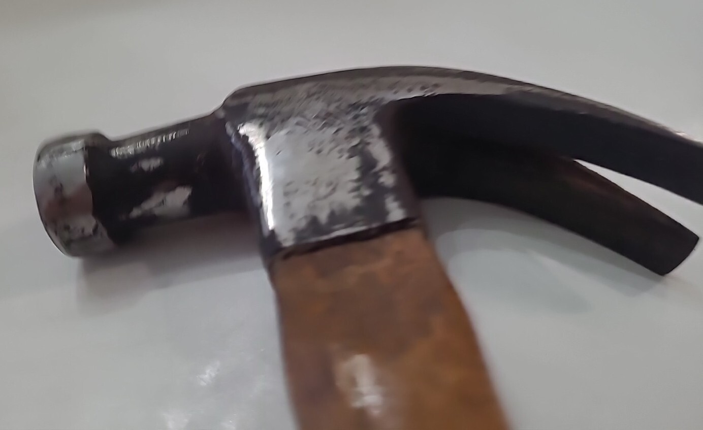 Vintage Claw Hammer 16oz. Flame Seal 324 Hand Tool Old