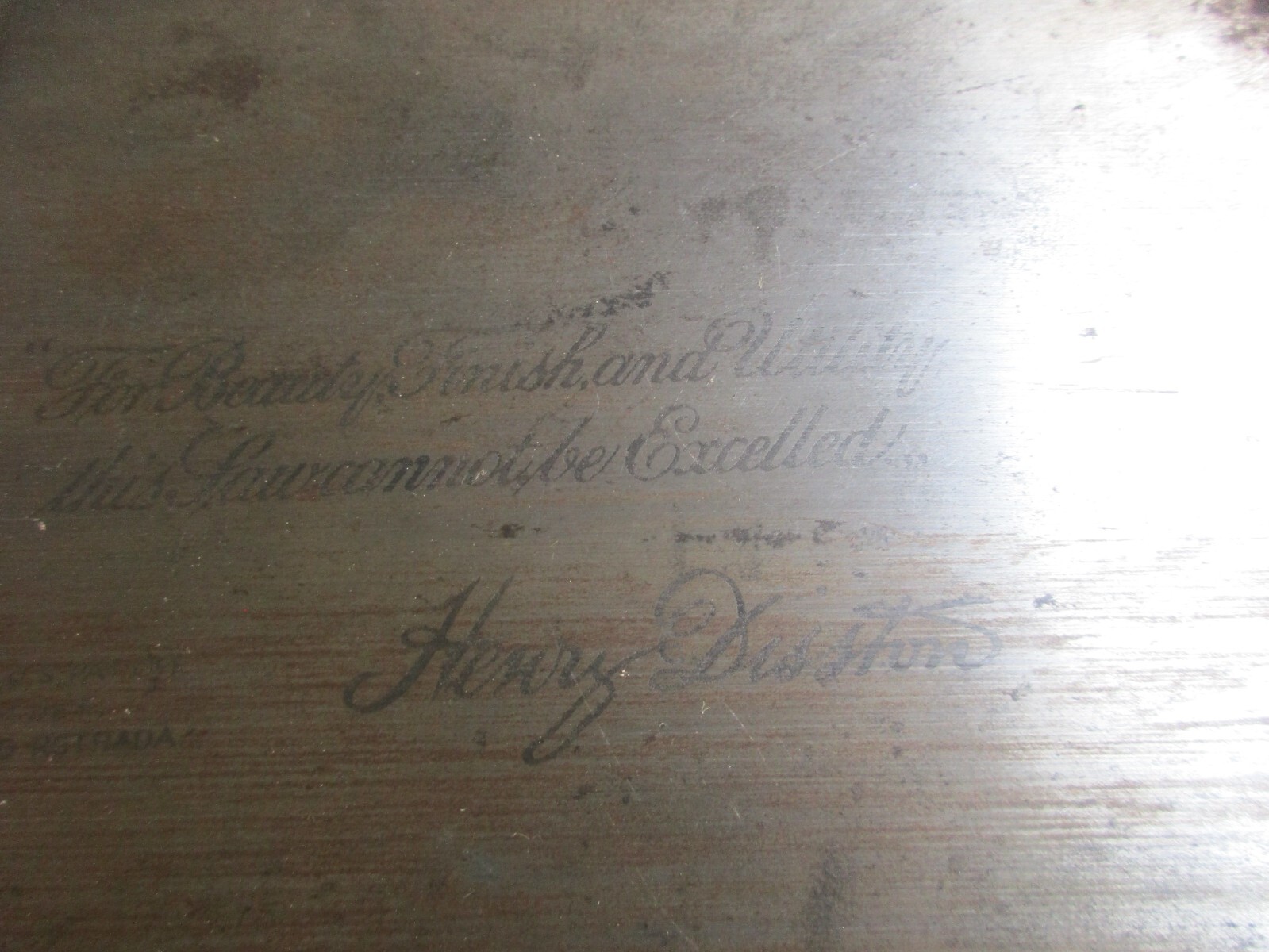 Vintage Disston D-23 26” Crosscut Carpenters Hand Saw