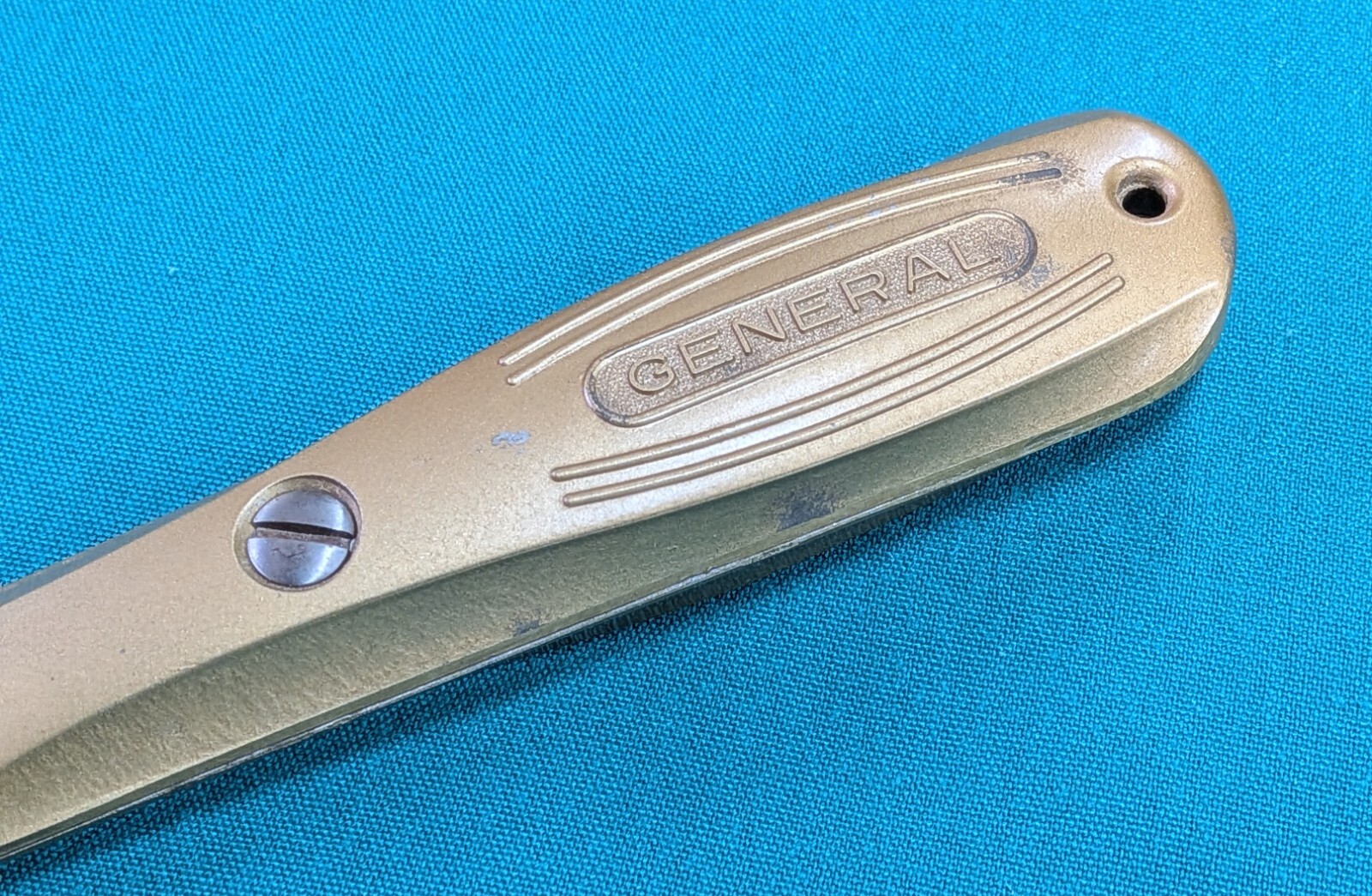GENERAL No. 853 Utility Knife Fixed Blade w/ 5-Blades Vintage 1960’s