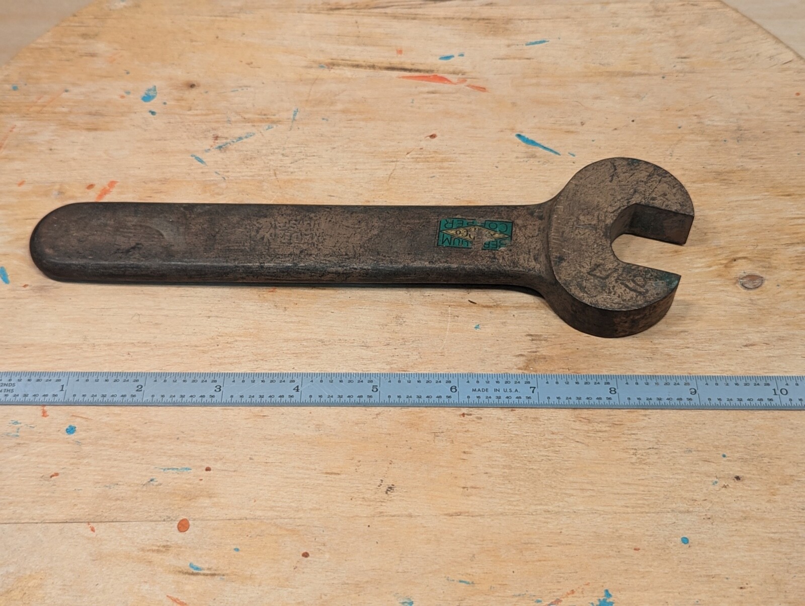 1″ Ampco Beryllium Copper Alloy WRENCH W1088 , Non-Sparking Safety Tool