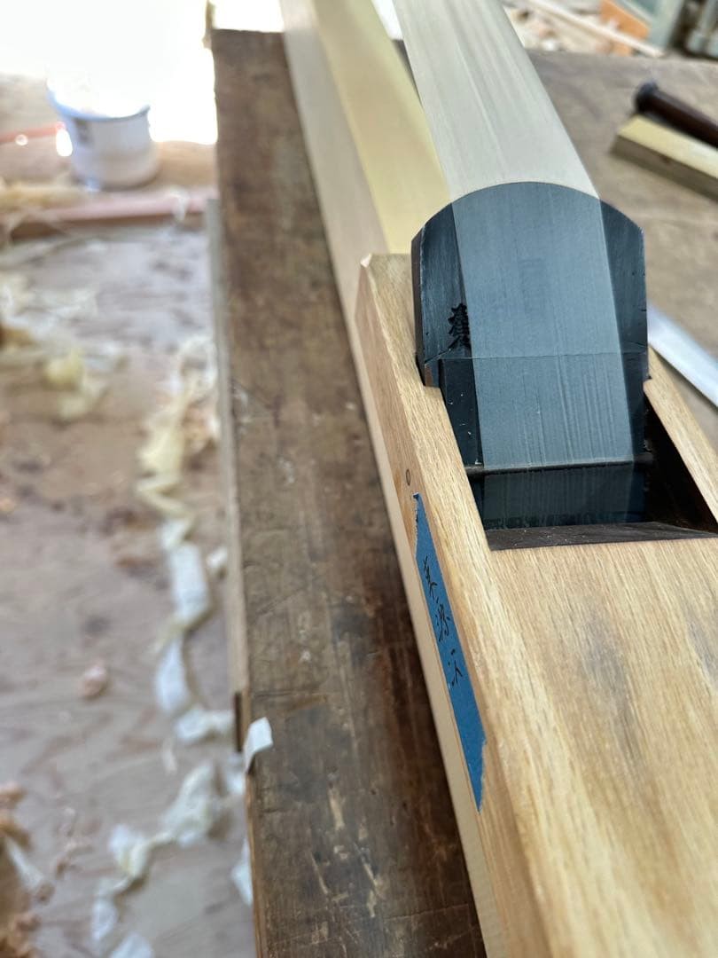 Japanese Kanna Hand Plane Togenji 70mm Oil Dai White Oak Block
