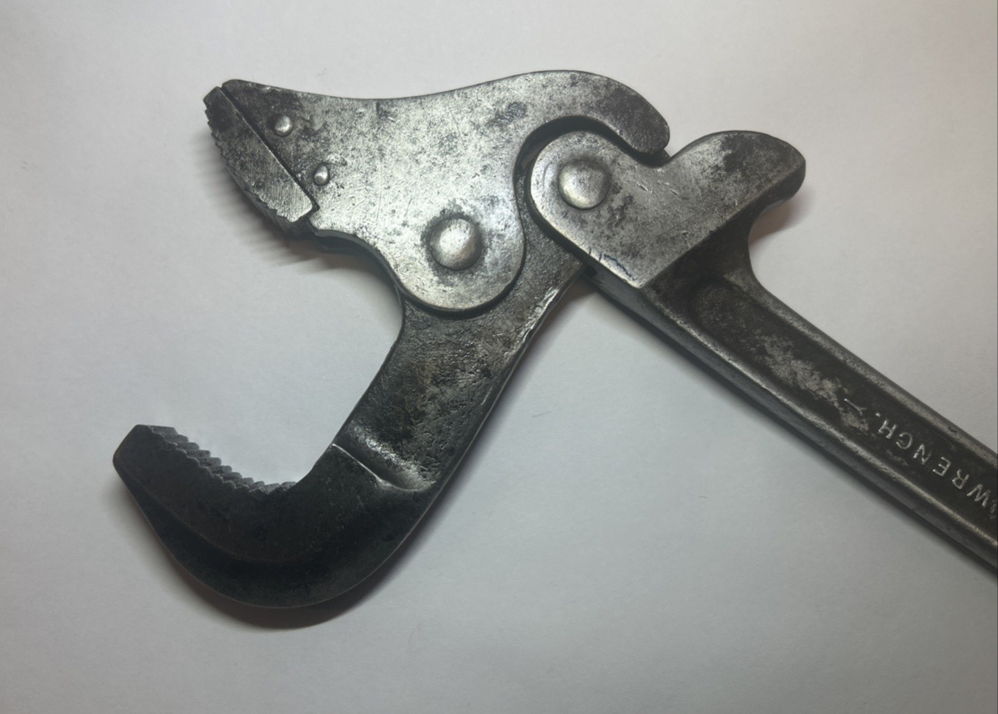Vintage Bullard Adjustable Wrench Pat. Oct. 27 1903 – Excellent Patina