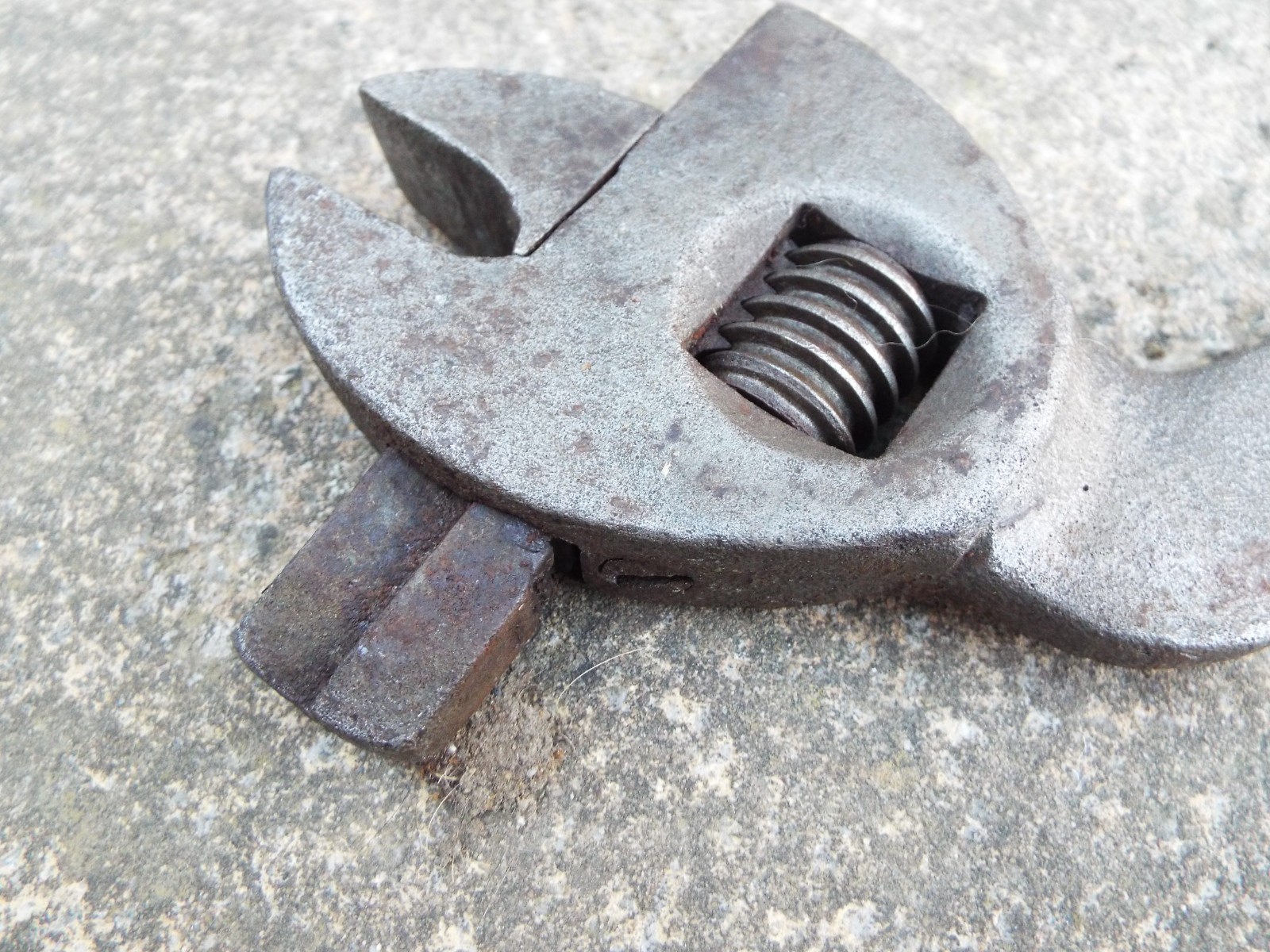 Vintage Very Large adjustable spanner / wrench Coach Wrench