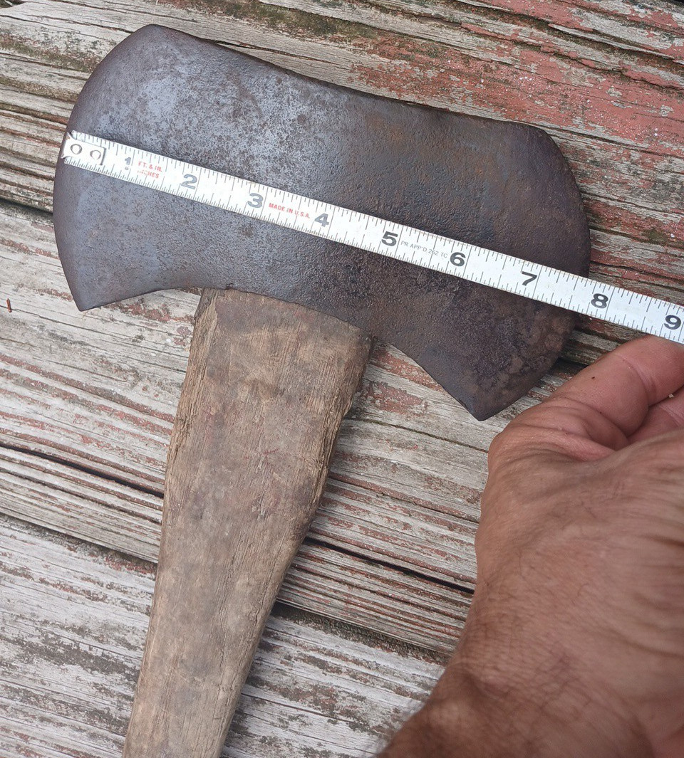 Vintage Complete Axe “Clear Cut” Head – 5 lbs – 7″ Double Bit Axe –