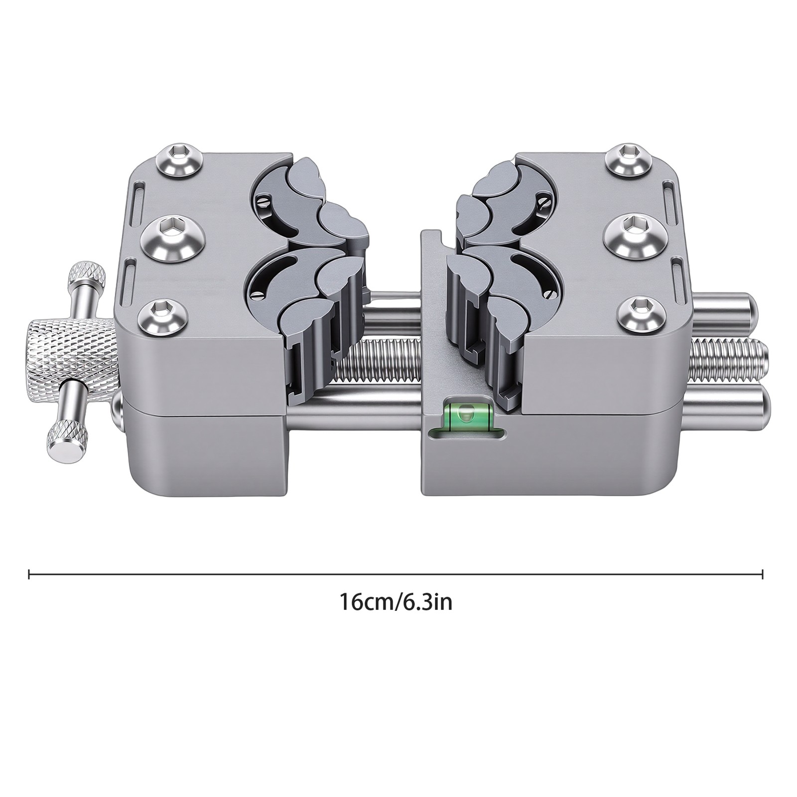 Fractal Vise Drill Press Vise 304 Stainless Steel Mini Bench Vise With Anvil-DSO