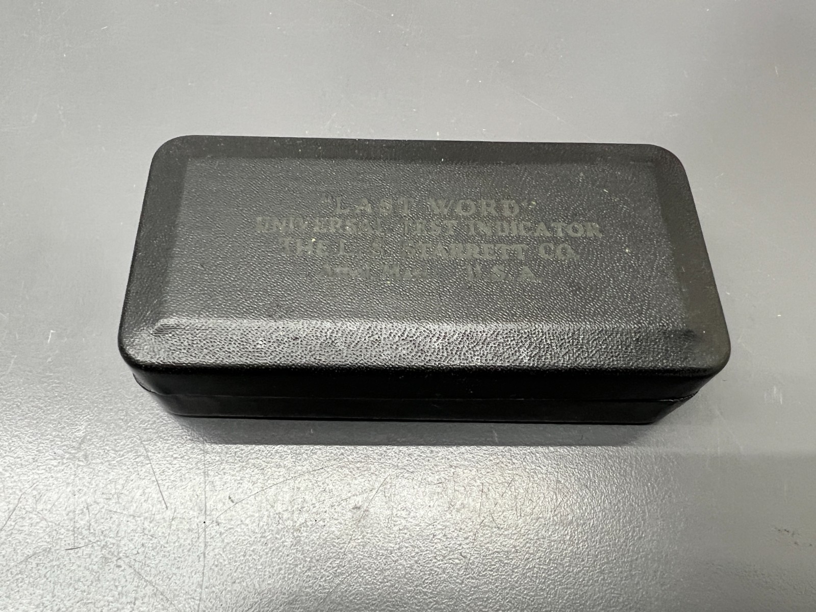 L.S. STARRETT 711-F LAST WORD DIAL TEST INDICATOR W BOX – VGC – USA