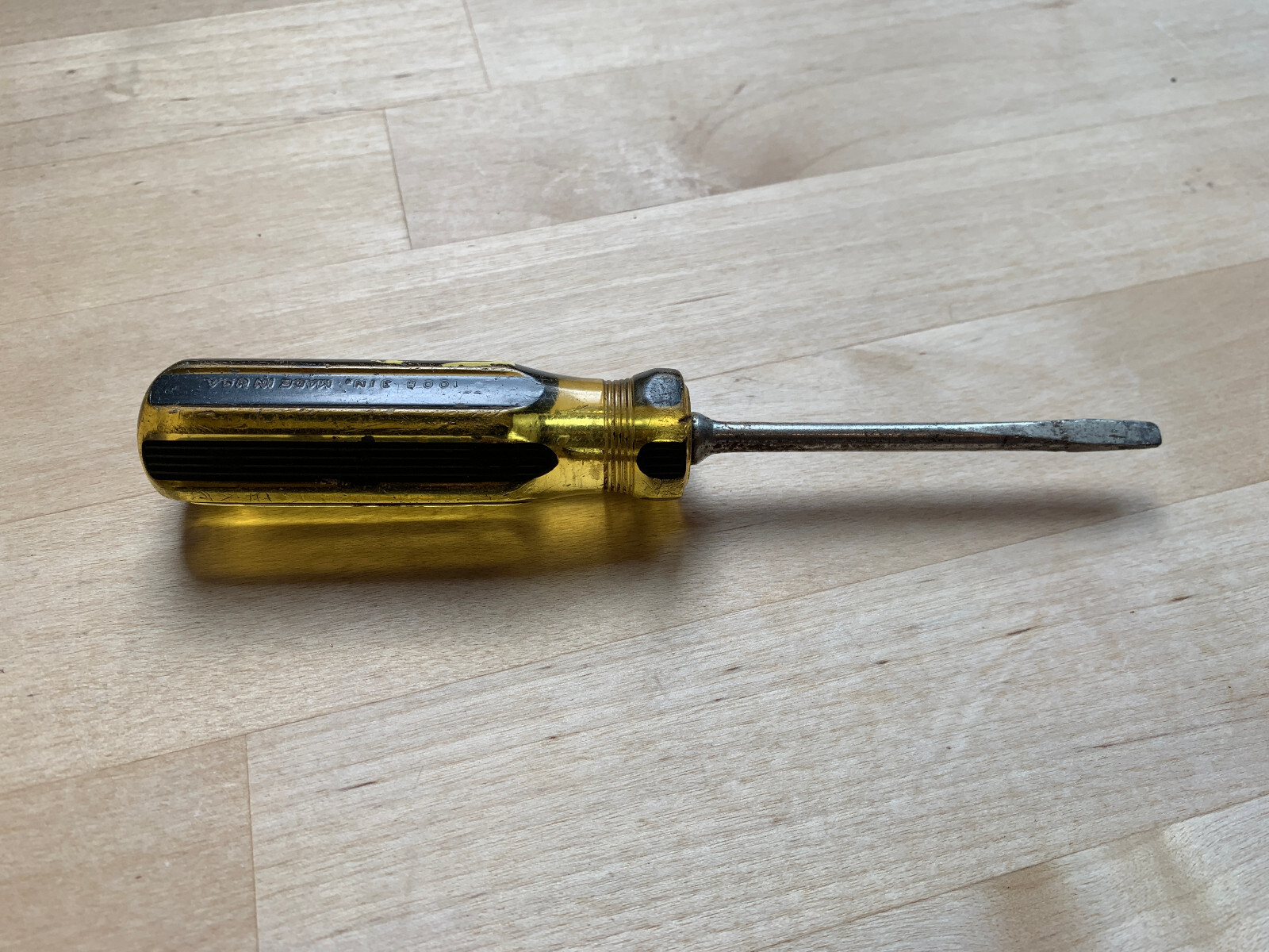 Vintage Stanley 100 Plus – 1008 3 Inch Flathead Screwdriver – Made In USA