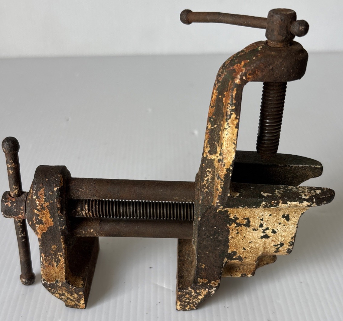 Vintage Mini Jewelers Bench Clamp Vise 🇺🇸
