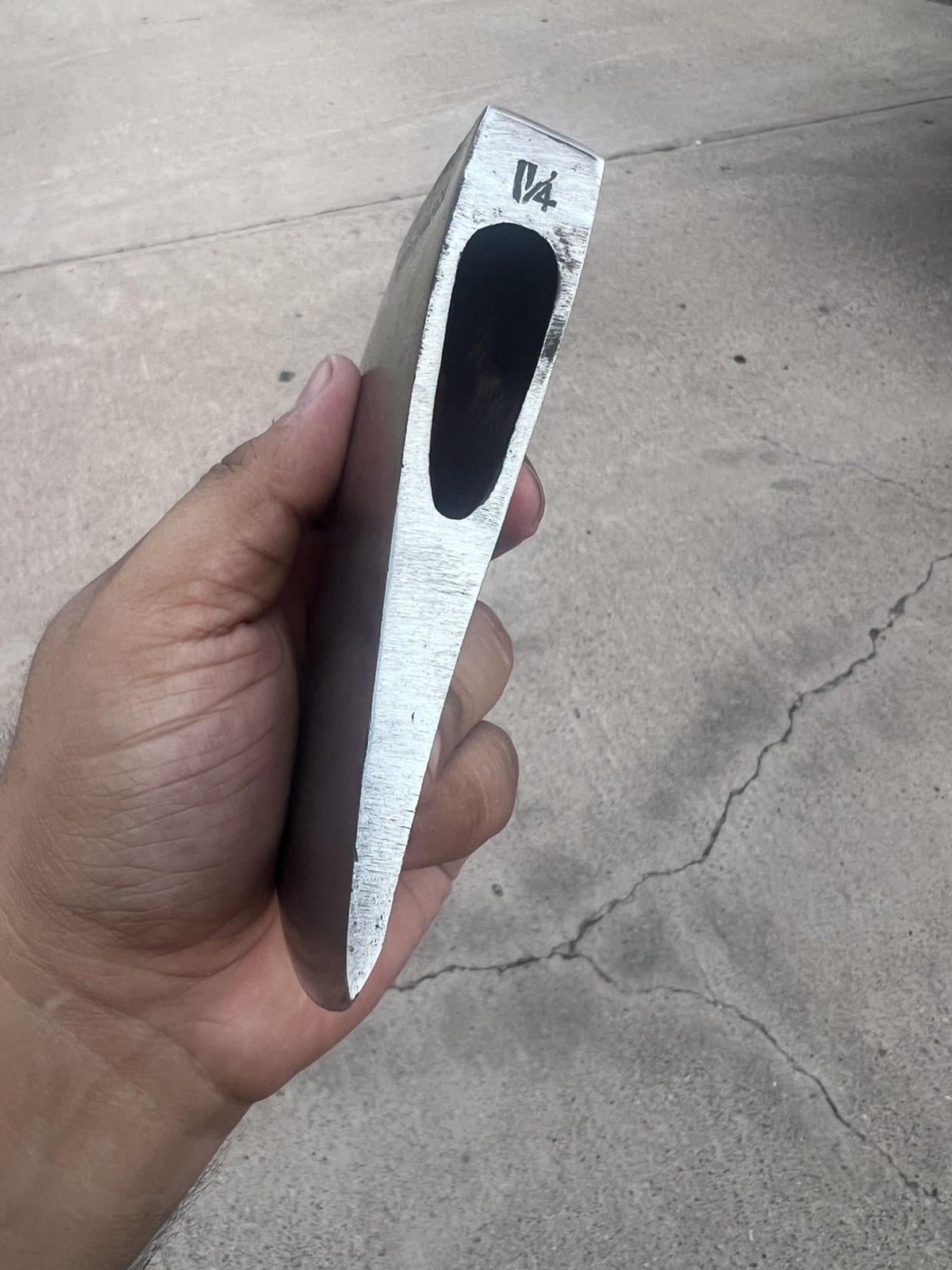 Bad-Axe Cleaned Up: ROUGHNECK Axe Head 1 1/4 WK21 Polished Sharpened