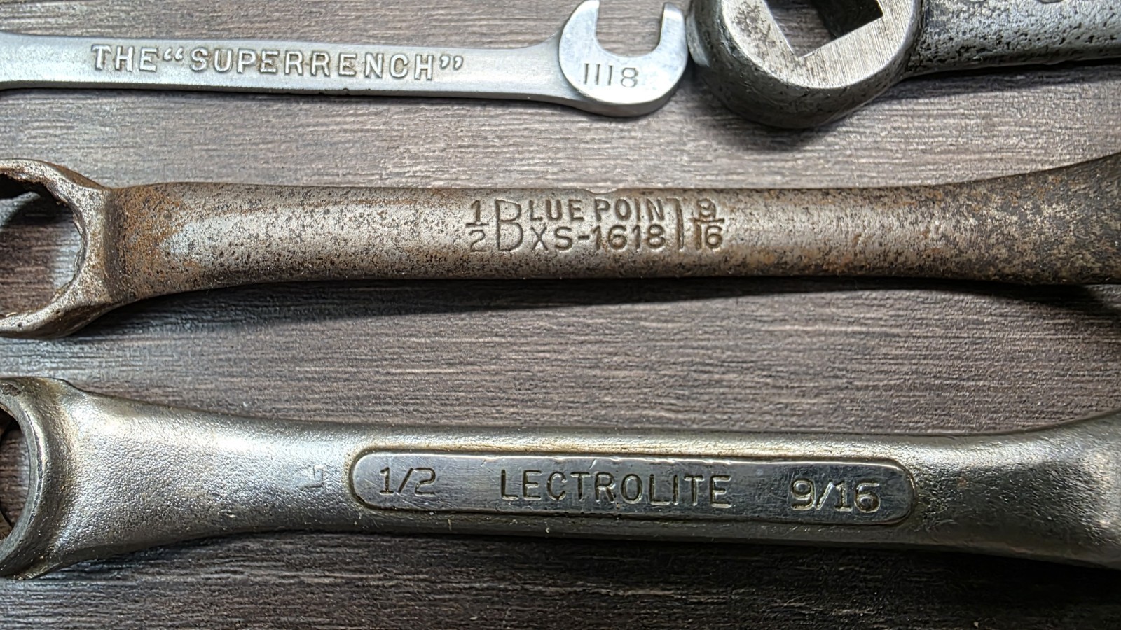 Wrenches Wrench Tool Lot Blue Point Superrwrench Williams Homme Paratt Whitney