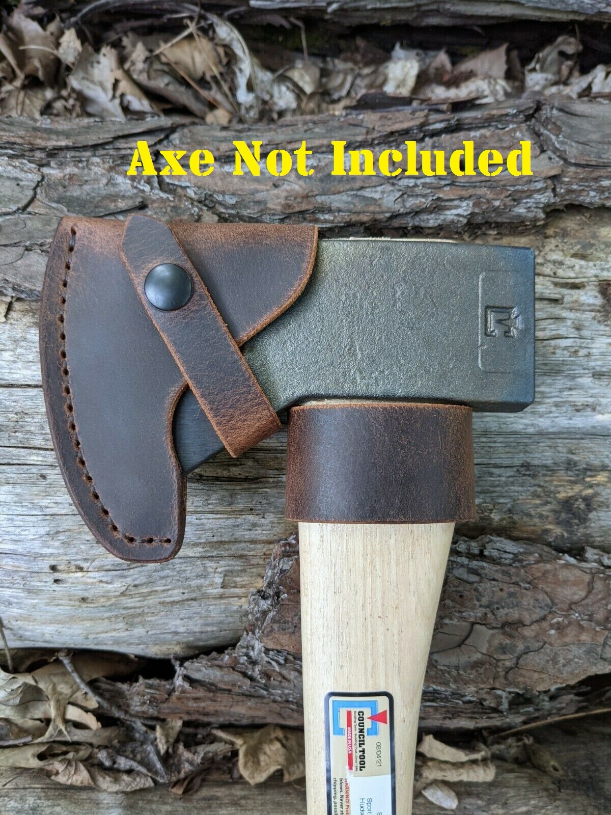 New Model Council Tool Hudson Bay Leather Sheath Mask & Carrier Axe NOT Included