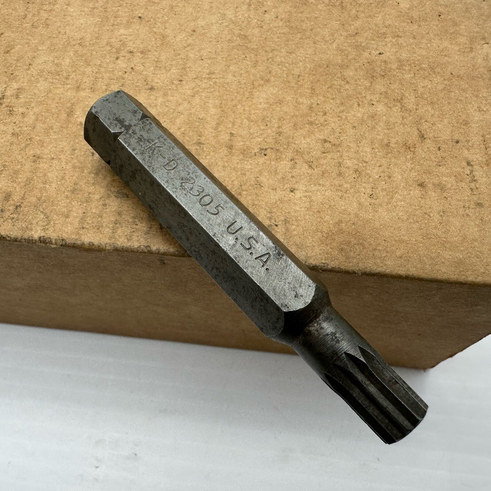 K-D Tools Serrated Wrench 2305 Triple Square Bit 10MM Good Shape