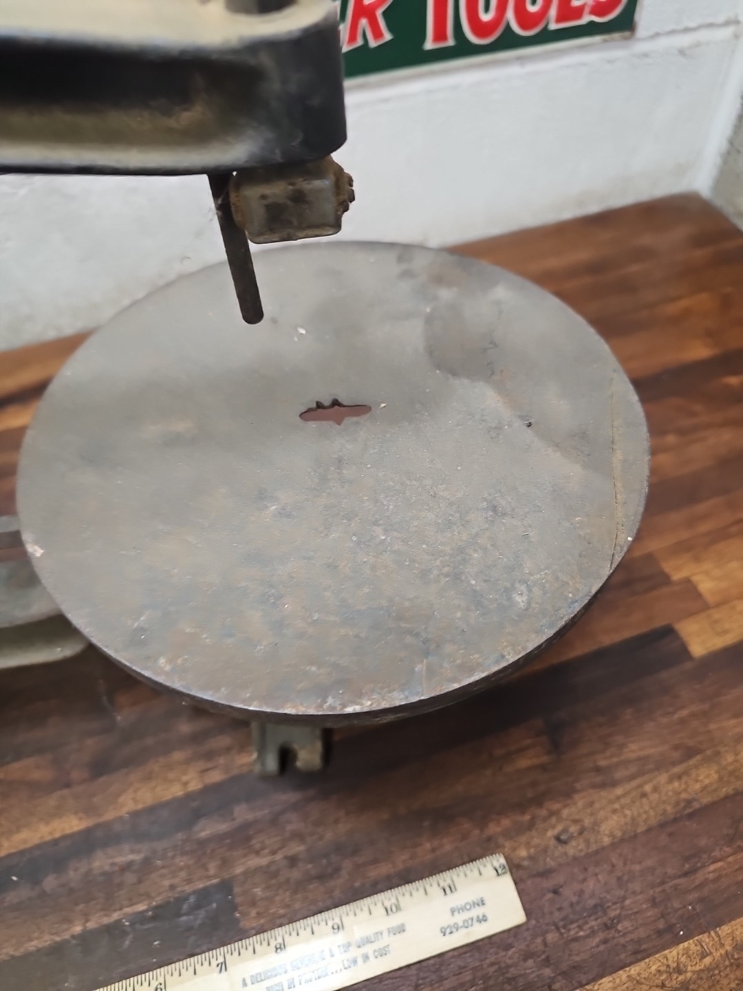 S19- Antique 1910’s-1920’s Boice Crane #60 Bandsaw Scroll Jig Saw Belt Driven