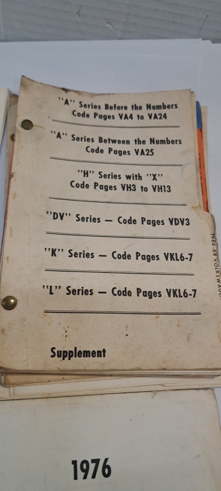 VINTAGE 1970S Curtis Key Code Book LOT (0560)