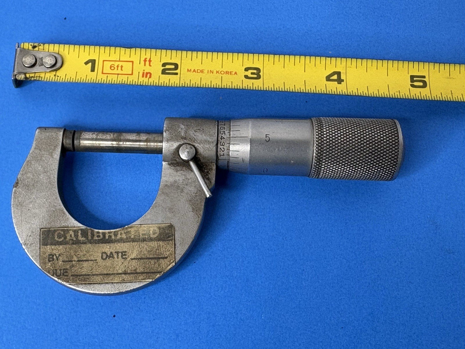 HUGE FOWLER NSK Outside Micrometer Set Machinist Tools Vtg Made In Japan