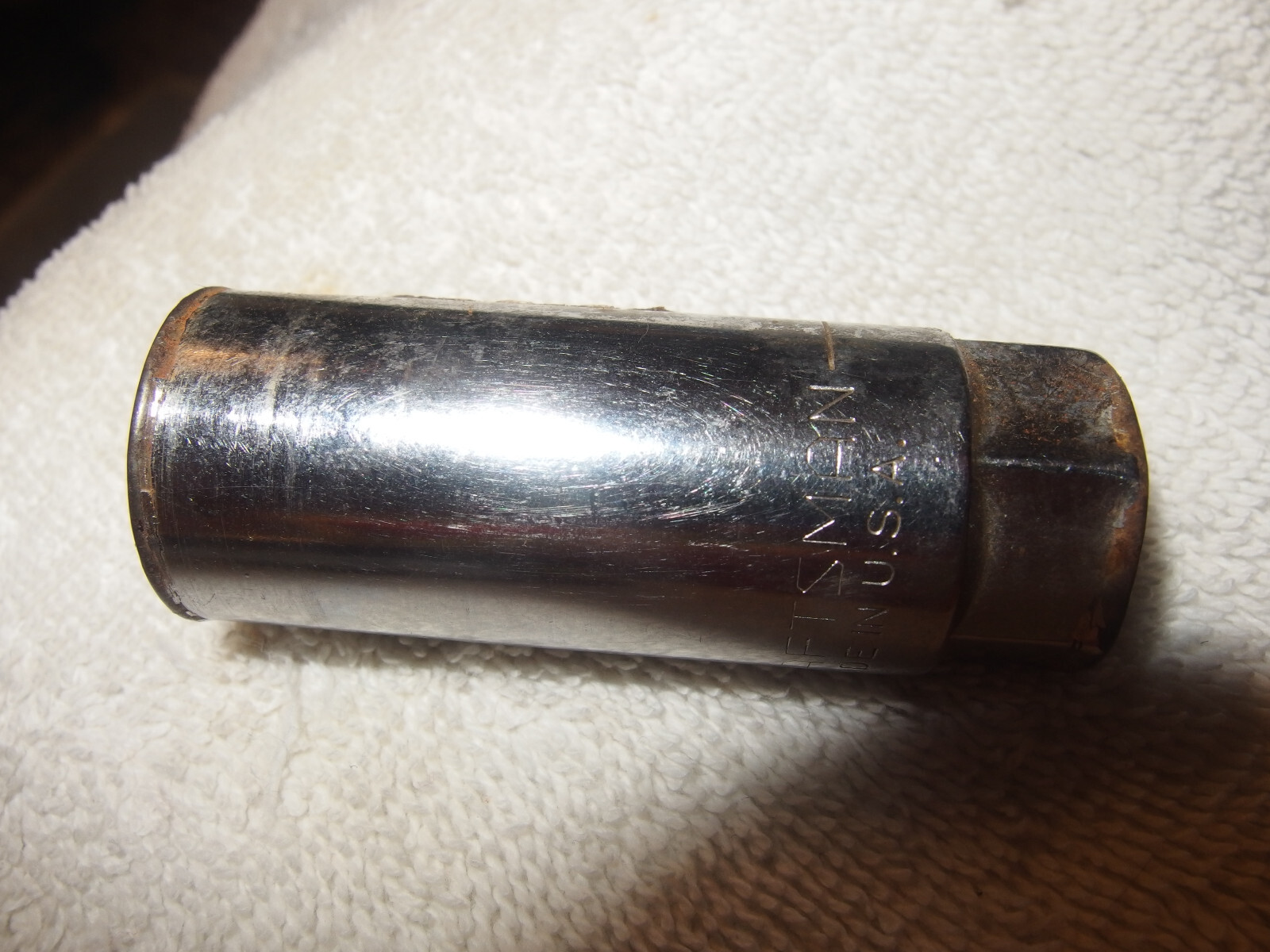 5/8″ Craftsman Spark Plug Socket 6 Point 3/8” Drive G 43326 VTG tool USA