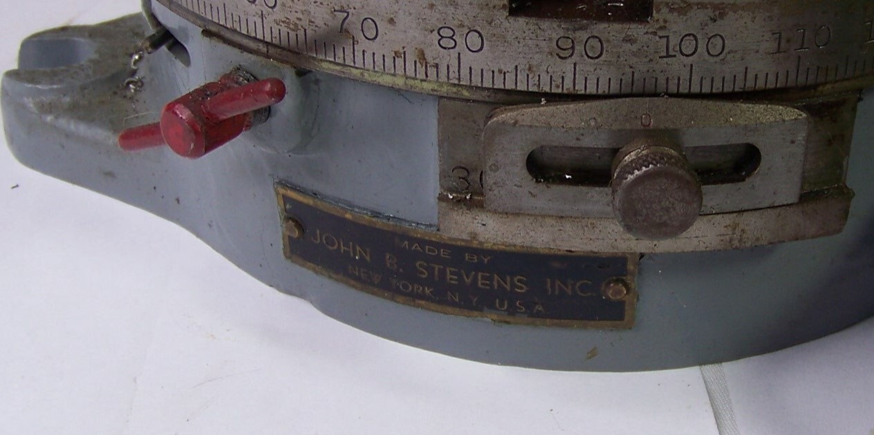 Vintage John B Stevens Milling Machine Rotary Table Machinist Tool 7.5″