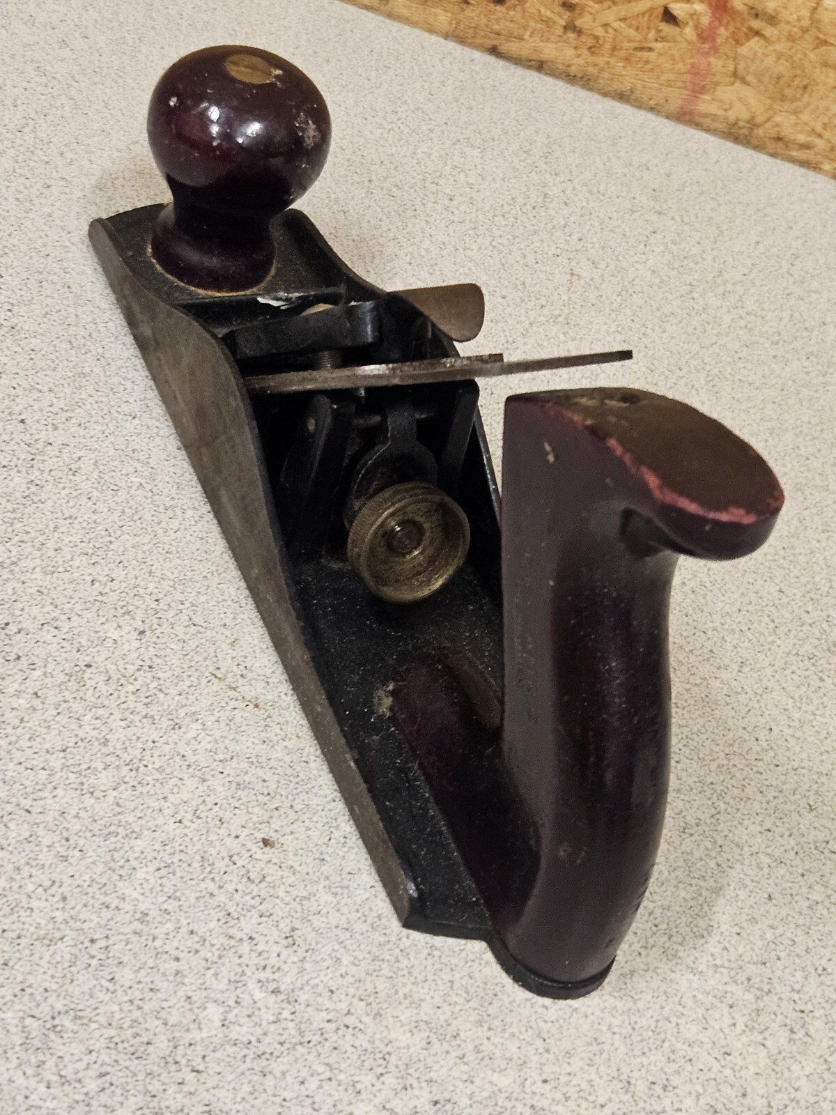 Vintage Stanley Defiance #1243 no.3 size Hand Plane, Carpenter Woodworking Tool