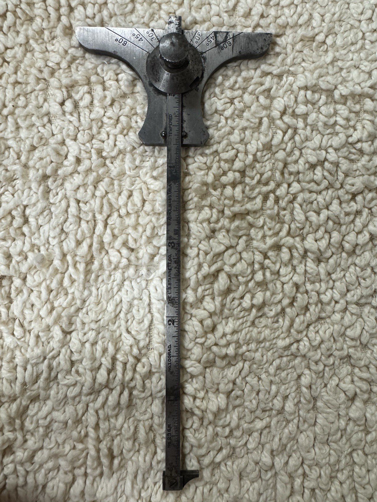 🇺🇸The L.S. STARRETT Co. No. 236 Combination Depth & Angle Gage 6″ Rule 10🇺🇸