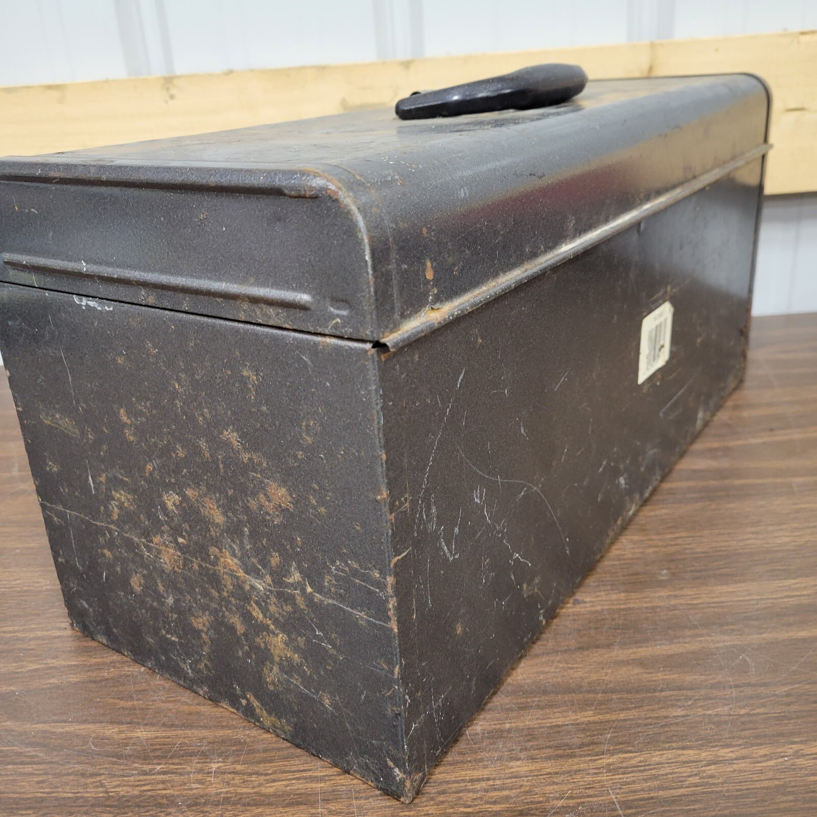 VINTAGE ALL AMERICAN WATERLOO TOOL BOX 20X9X9 CARPENTER PLUMBER MACHINIST
