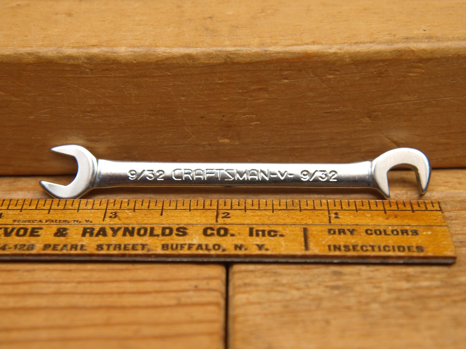 CRAFTSMAN 4306 Open-end Midget Ignition Wrench Set x 8, 15 & 80 Degree, -V- ’70s