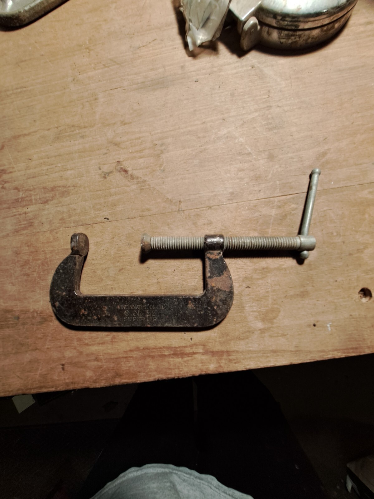 Vintage Cincinnati Tool Co. No. 55 Super Jr. Forged Steel C -Clamp USA