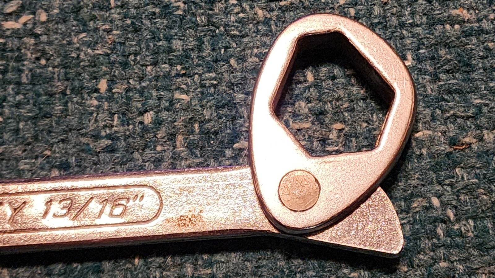Vtg Master Wrench 3/8″ x 13/16″ (9-14mm/15-22mm) Heavy Duty Tool MultiWrench!