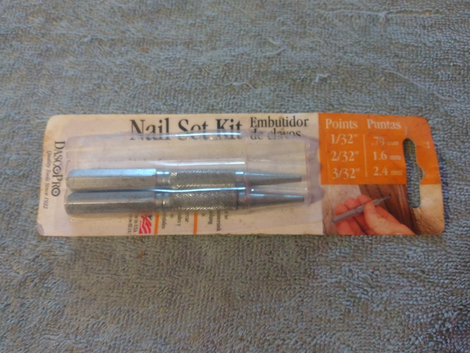 DascoPro Nail Set Kit 2/32″ + 3/32″ Points (Missing 1/32″)
