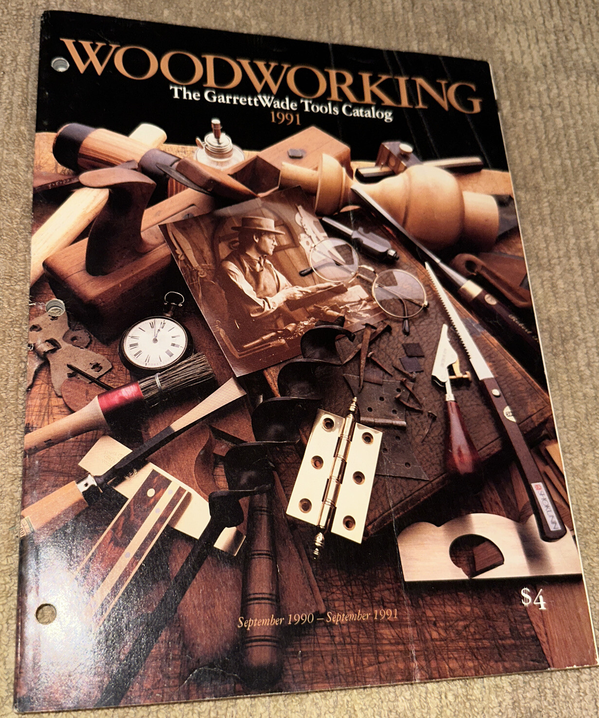 WOODWORKING The New Garrett Wade Tools Catalog 1991 Vintage + Hardware Catalog