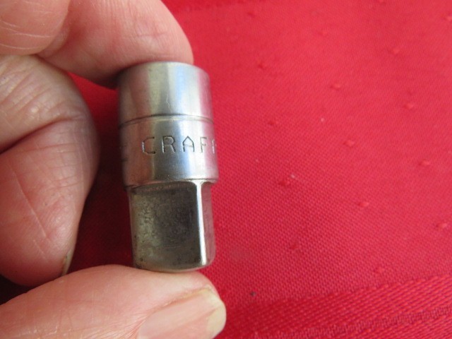 Vintage CRAFTSMAN 3/8″ Drive Female To 1/2″ Drive Male Socket Adapter 3/8 V 1/2