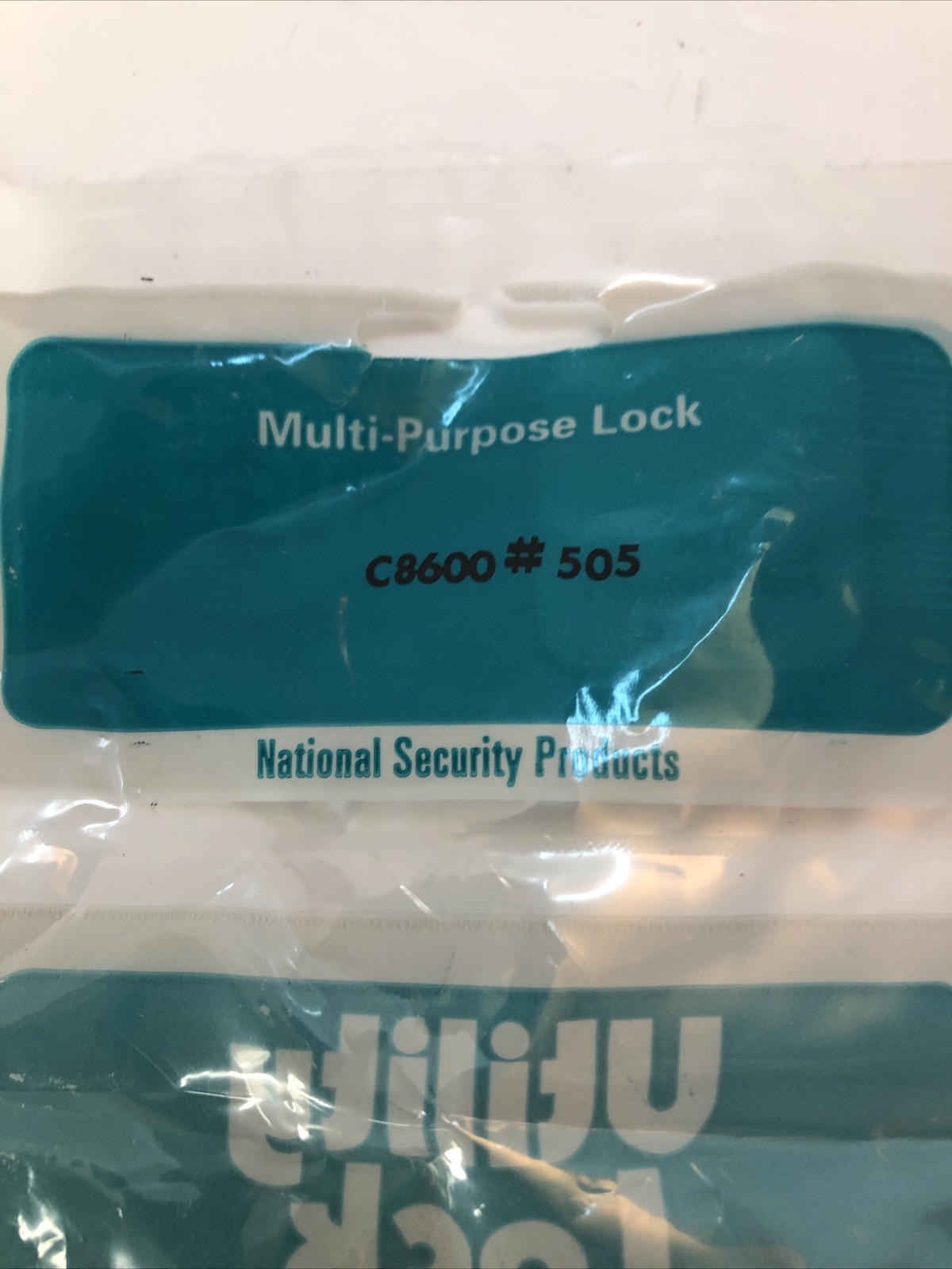 NEW NSP C8600#505 CAM UTILITY LOCK WITH 2 KEYS With Hardware USA Made