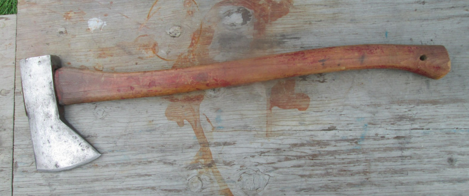 Vintage Snow & Nealley Bangor Maine ME Hudson Bay Axe Hatchet Tomahawk 1 3/4