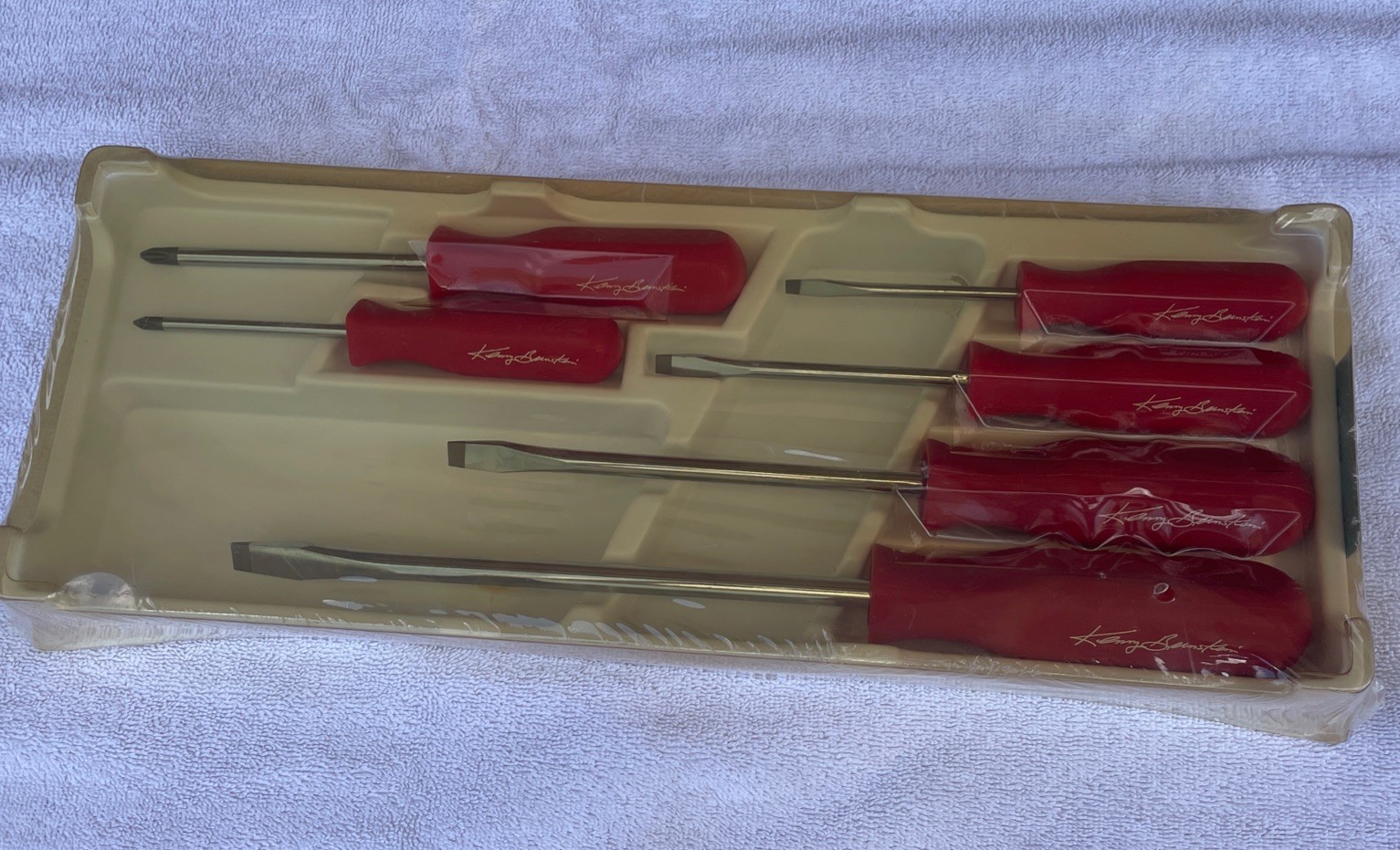 MAC Tools NHRA Kenny Bernstein 6 pc screwdriver set Flat. SD24A-KB. New