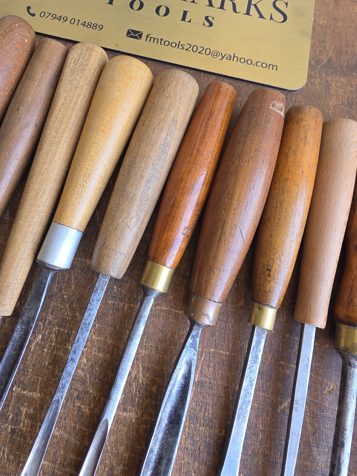18 x Wood Carving Chisels And Gouges Sheffield Steel Ben Harms Collection