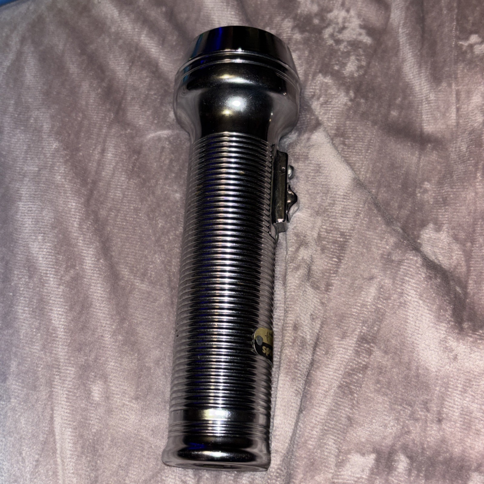 NICE Vintage 1960s Ray-O-Vac Sportsman Premium Grade Flashlight Ribbed WORKS