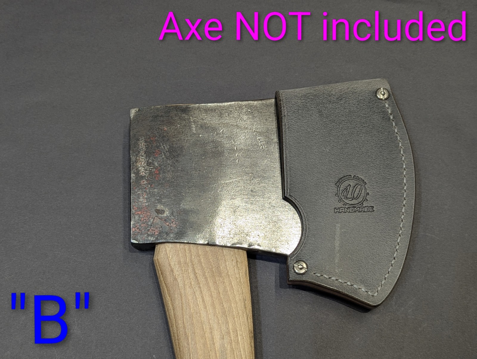 Kelly Dandenong (Australia) Tassie Axe Handmade Leather Axe Mask “Only” Read Des