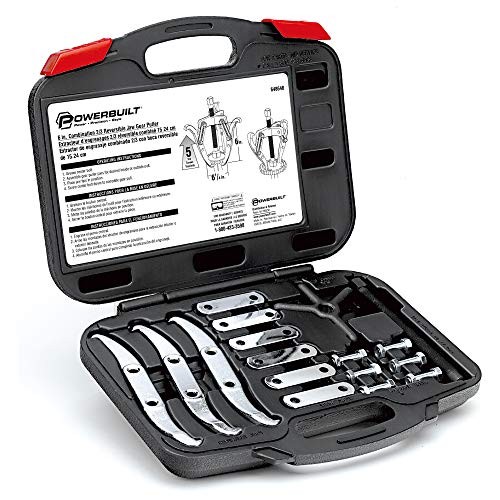 Combo 2/3 Jaw Reversible Gear Puller Set, 6-Inch Reversible Jaws, 6 in.