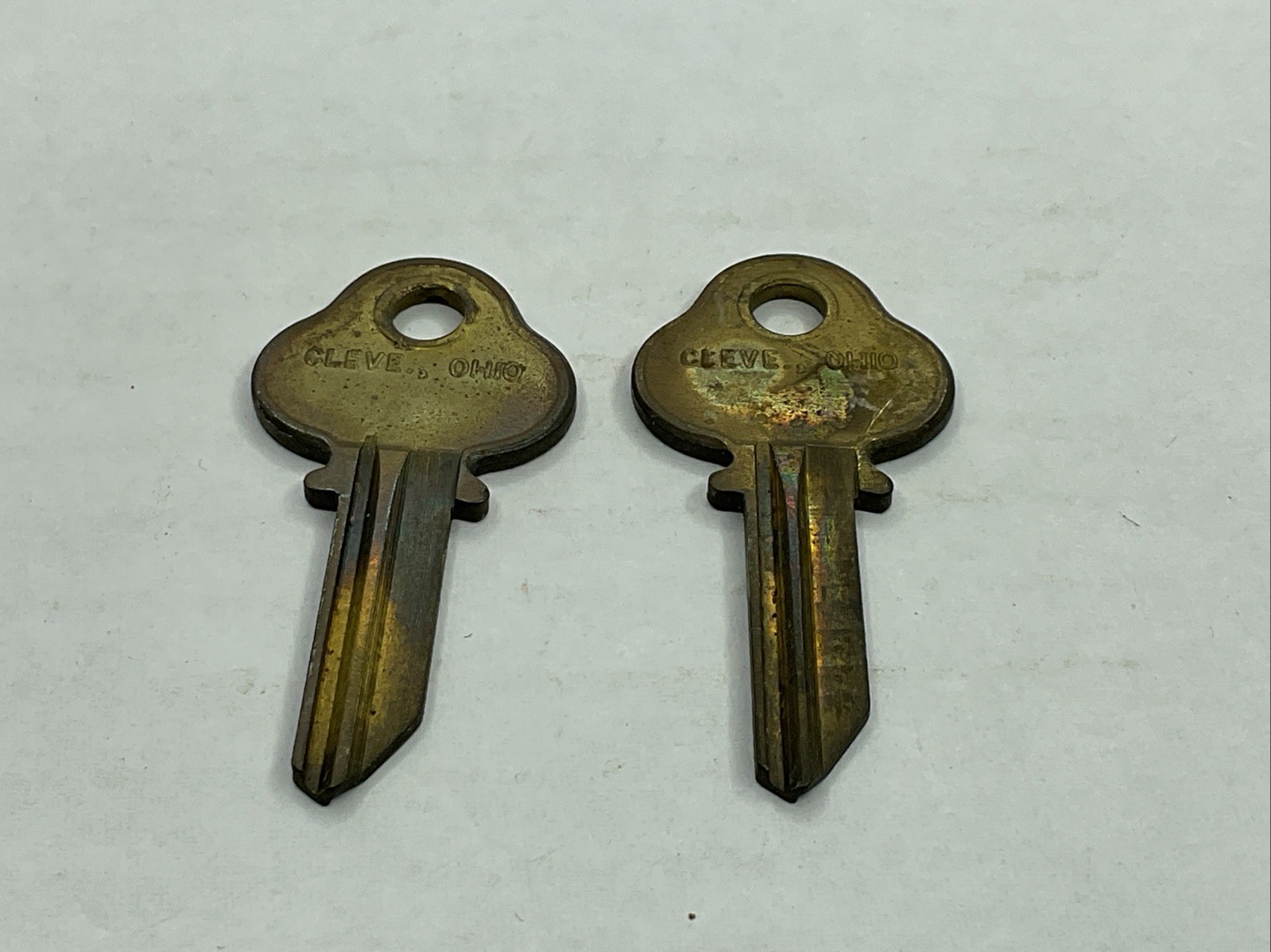 Curtis Industries NOS Key Blank Lot Of 2 Uncut NA1 Brass Keys B-CK56