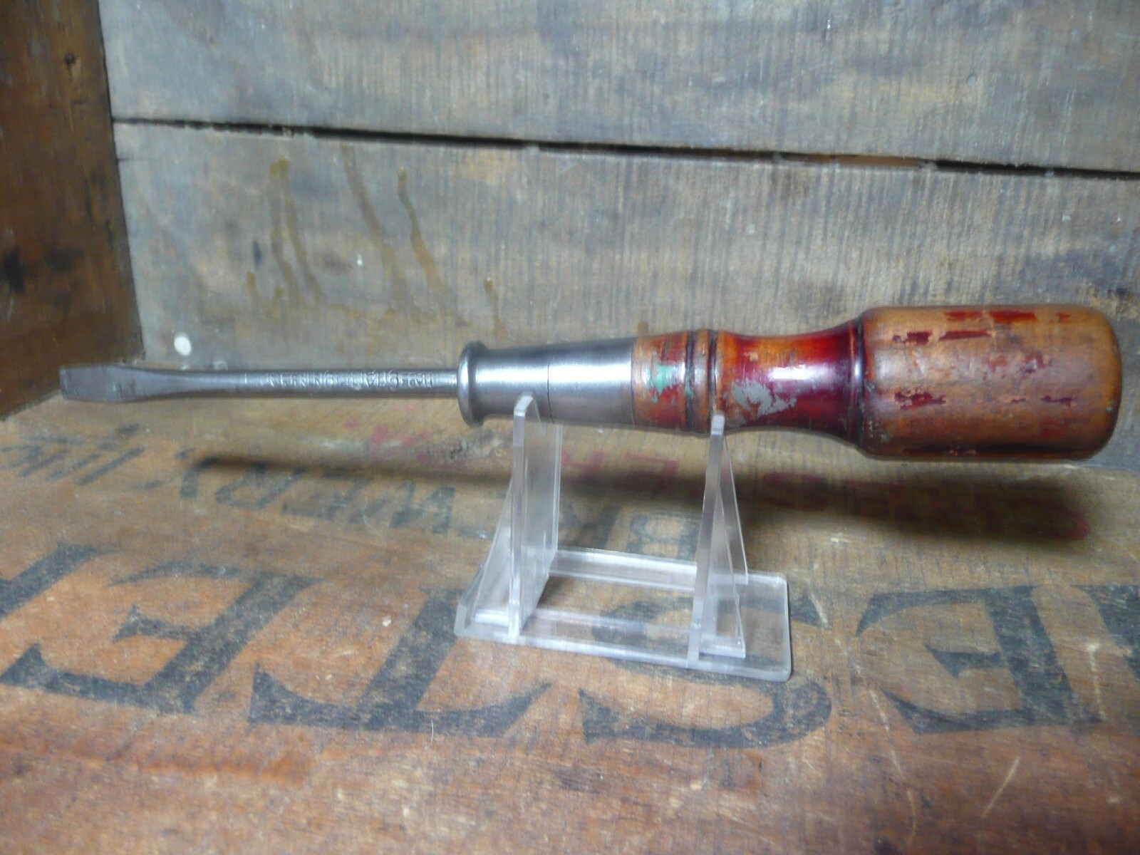 Vintage CHAMPION Flat blade screwdriver with 3 3/4″ blade