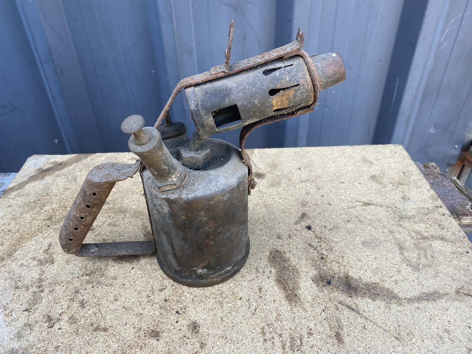 Vintage PRIMUS SWEDEN Brass Blow Lamp for Restoration Project spares or repairs