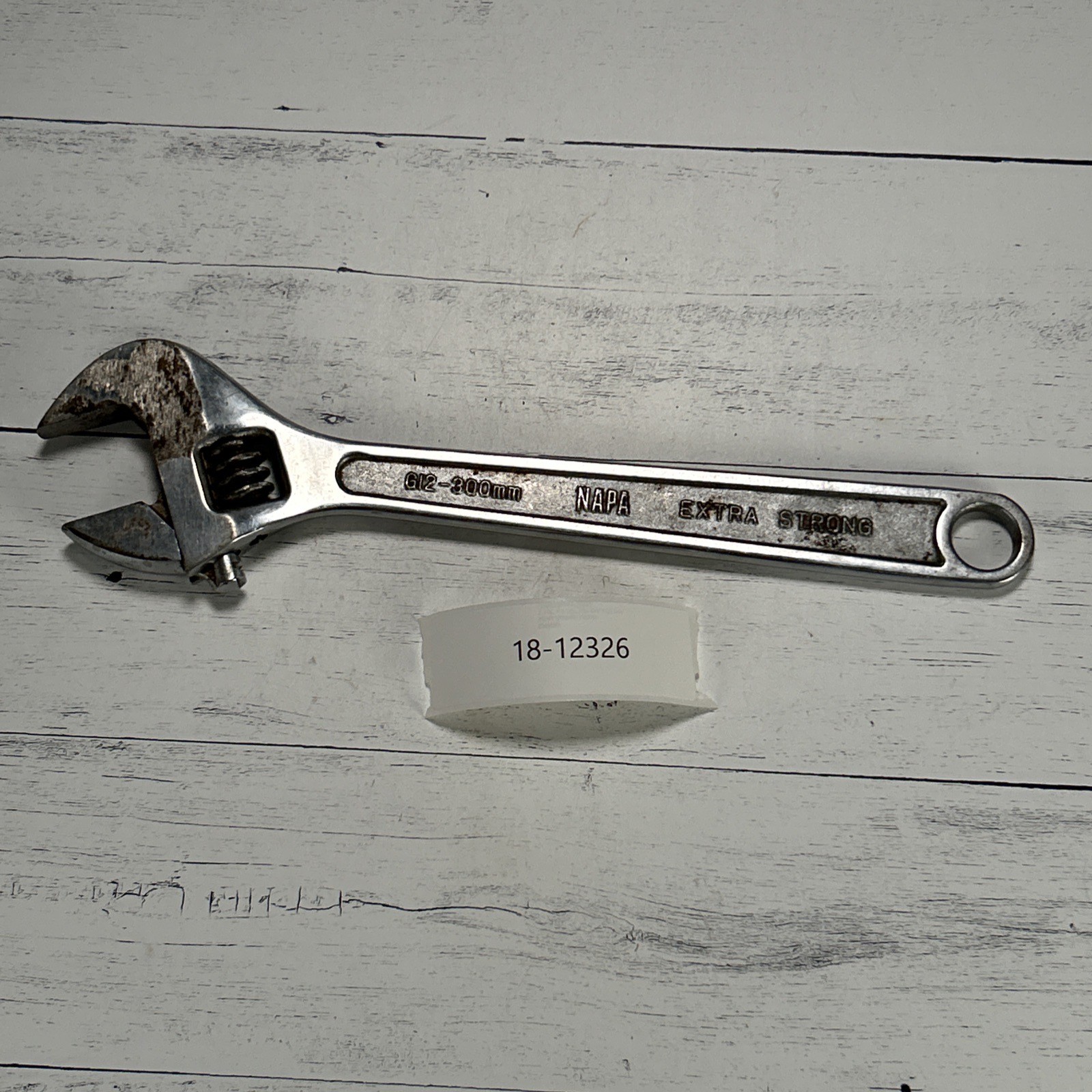 Vintage NAPA Adjustable Wrench G12 – 300MM Extra Strong Japan 12″