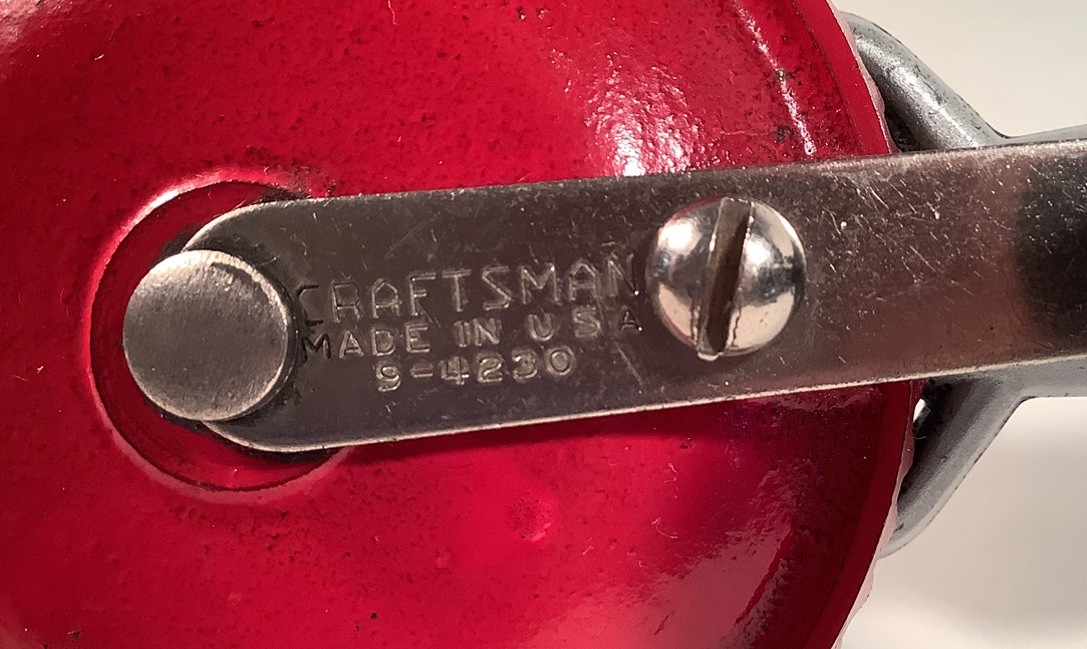 Vintage Craftsman 9-4230 Eggbeater 12″ Hand Crank Drill Handle