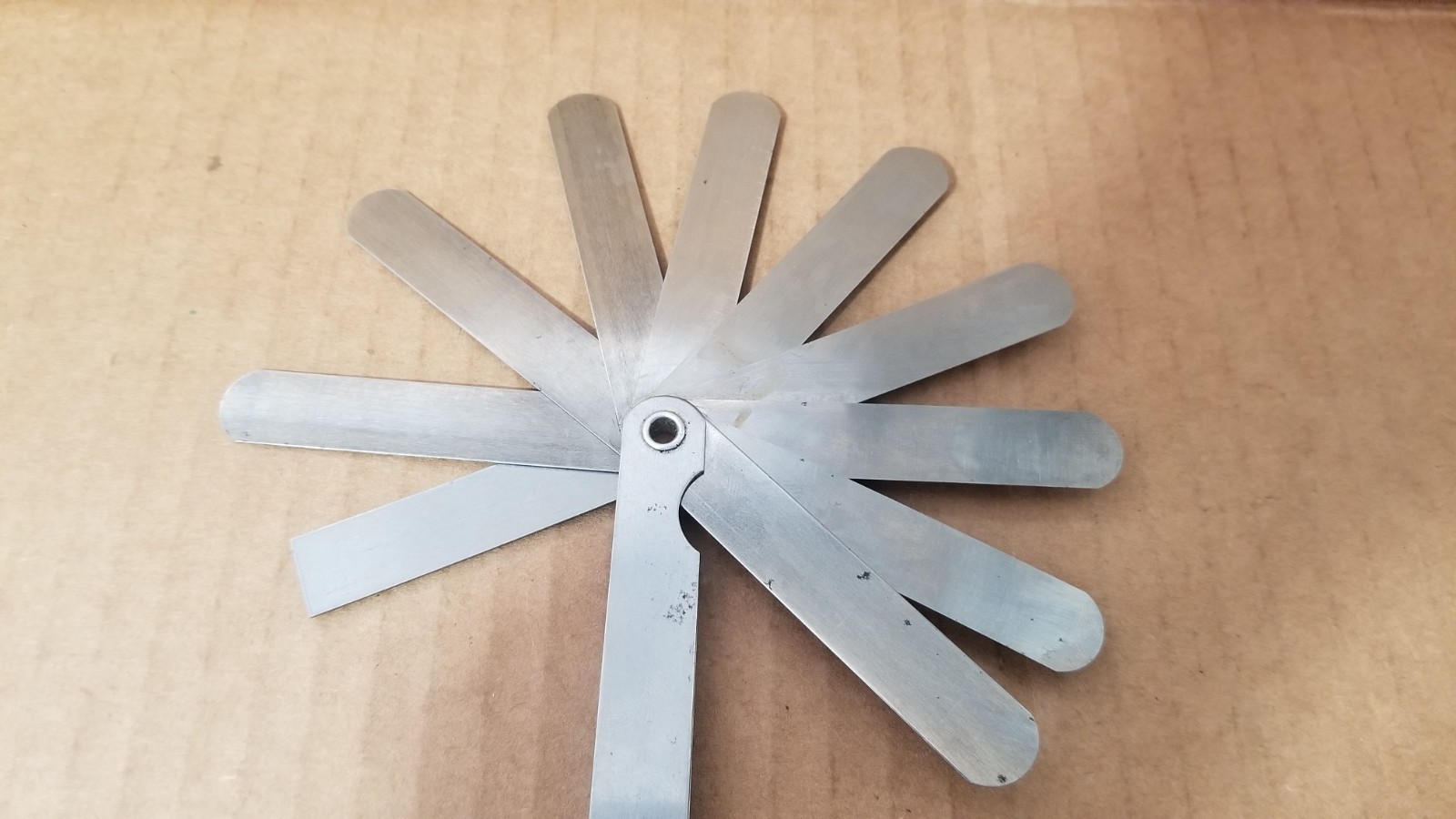 Vintage Kastar Thickness Feeler Gauge with 2″ Rule Made in USA VGC