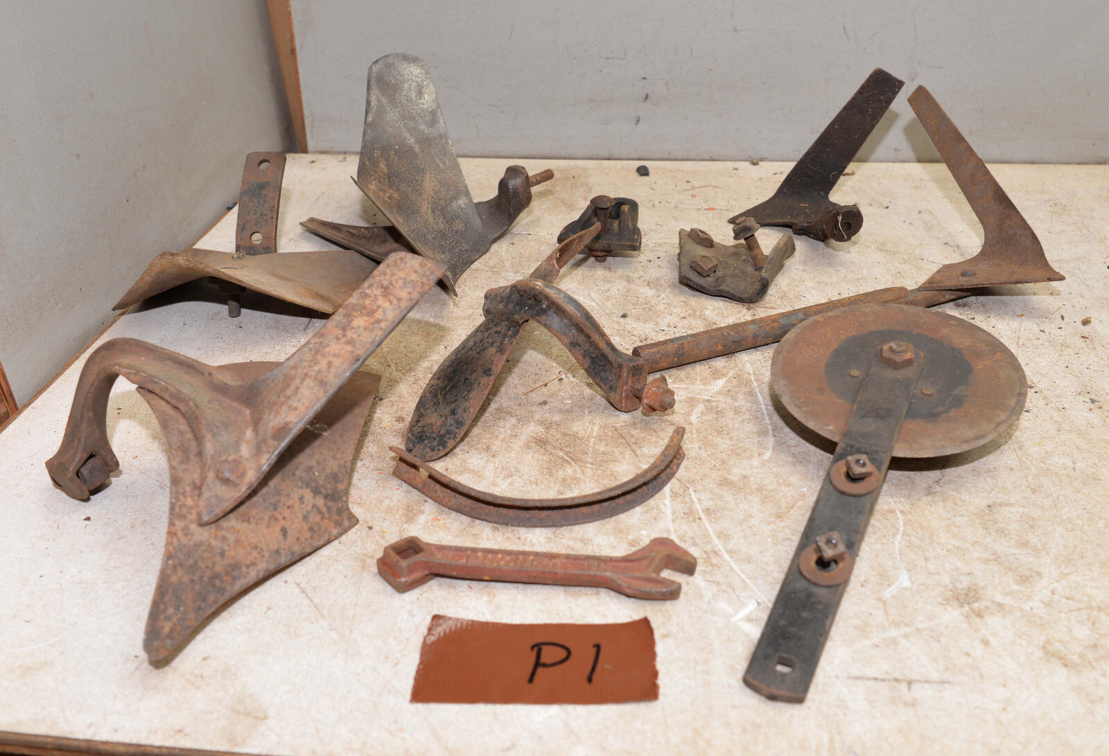 Planet Jr & other garden cultivator plow planter tractor collectible part lot P1